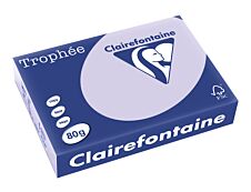 Clairefontaine Trophée - Papier couleur - A4 (210 x 297 mm) - 80 g/m² - 500 feuilles - lilas