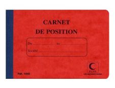 ELVE - Carnet de position - 80 pages - 11,4 x 15,6 cm