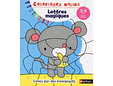 Coloriages malins - Lettres magiques petite section 3/4 ans