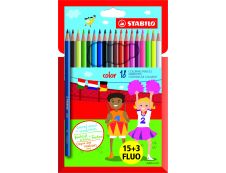 STABILO Color - 18 Crayons de couleur