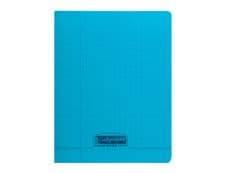 Calligraphe 8000 - Cahier polypro 17 x 22 cm - 96 pages - grands carreaux (Seyes) - bleu