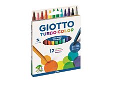 GIOTTO Turbo Color - 12 Feutres - pointe moyenne