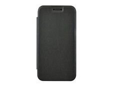 Bigben Connected - Protection à rabat POUR Apple iPhone 7 plus - rabat cuir noir - coque transparente 