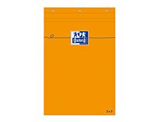 Oxford - Bloc notes - 8,5 x 12 cm - 160 pages - petits carreaux - 80G - orange