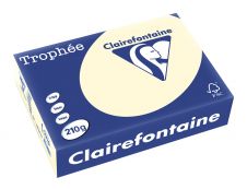 Clairefontaine Trophée - Papier couleur - A4 (210 x 297 mm) - 210 g/m² - 250 feuilles - ivoire