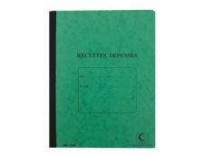 ELVE - Piqûre recettes/dépenses - 22 x 17 cm - 80 pages