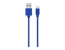 BigBen Wow - câble de charge et de synchronisation USB/Connectique Lightning - 1m - bleu