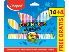 Maped Color'Peps Jungle - 18 Feutres dont 4 offerts