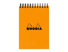 Rhodia - Bloc notes à spirale - 10 x 15 cm - 160 pages - petits carreaux