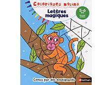 Coloriages malins - Lettres magiques grande section 5/6 ans