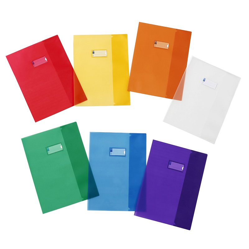 Viquel Just Cover - Protège cahier sans rabat - 24 x 32 cm - disponible dans différentes couleurs translucides