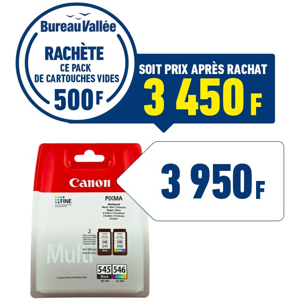 Pack Canon 545 + 546 