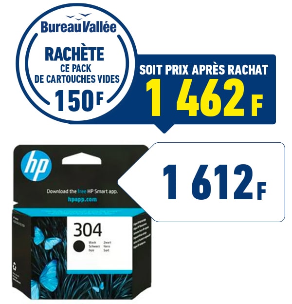 HP 304 noir