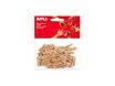 Apli - 45 mini pinces bois - naturel
