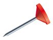 Exacompta - 100 Épingles tête plate - 5 mm - rouge