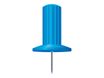 Exacompta - 25 Épingles papic - 10 mm - bleu