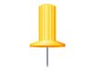 Exacompta - 25 Épingles papic - 10 mm - jaune
