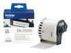 Brother DK-22205 - Ruban d'étiquettes auto-adhésives - 1 rouleau (62 mm x 30,5 m) - fond blanc écriture noire 
