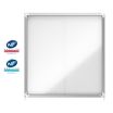 Nobo - Vitrine d'affichage - 12 feuilles A4 - surface magnetique - porte coulissante - 92,2 x 96,7 x 6,3 cm