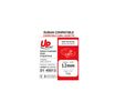 UPrint - Ruban d'étiquettes auto-adhésives pour DYMO 45013 - 1 rouleau (12 mm x 7 m) - fond blanc écriture noire