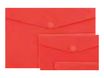 Wonday - Pochette polypro à scratch - 23,7 x 33,3 cm - Jaune semi-transparent