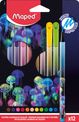 Maped Deepsea Paradise - 12 Feutres Premium - pointe 2,5mm - pochette carton