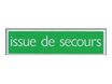 Pickup - Plaque de signalisation - 165 x 44 mm - issue de secours