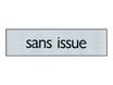Pickup - Plaque de signalisation - 165 x 44 mm - sans issue