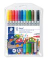 STAEDTLER Noris club - 12 Feutres - double pointe