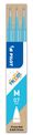 Pilot Frixion Ball - 3 Recharges pour rollers effaçables - 0,7 mm - turquoise