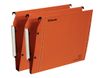 Esselte VisioPlus - 10 Dossiers suspendus pour armoires - orange - fond 15 et 30 mm
