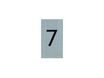 Pickup - Plaque de signalisation - 25 x 44 mm - autocollant - chiffre 7
