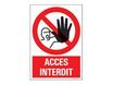 Pickup - Panneau Accès interdit - 230 x 330 mm