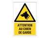 Pickup - Panneau Attention aux chiens  - 230 x 330 mm