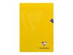 Clairefontaine Mimesys - Cahier polypro A4 (21x29,7 cm) - 96 pages - grands carreaux (Seyes) - jaune