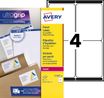 Avery - 60 Étiquettes d'expédition blanches - 99,1 x 139 mm - Impression laser - réf L7169-15