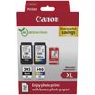 Canon PG-545XL/CL-546XL - noir, cyan, magenta, jaune - cartouche d'encre originale + kit papier