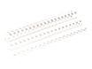 Fellowes - 50 anneaux de reliure en plastique - 38 mm - jusqu'à 340 feuilles - blanc