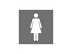 Pickup Home 3D - Plaque Acrylique Femmes - 9 x 9 cm - bois