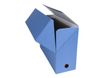 Exacompta - Boîte de transfert - dos 120 mm - toile bleu foncé
