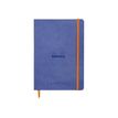 3037921177686-Rhodia Goalbook - Carnet souple A5 - 224 pages numérotées - petits carreaux - saphir-Avant-0