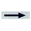 Pickup - Plaque de signalisation - 165 x 44 mm - autocollant - flèche de direction