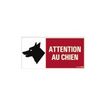40380438-Pickup - Pictogramme - Attention au chien - 300 x 150 mm-Avant-0