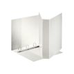 Esselte Panorama - Classeur à anneaux personnalisable - Dos 76 mm - A4 Maxi - pour 500 feuilles - blanc