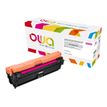 3112539606909-Cartouche laser compatible HP 307A - magenta - Owa K15585OW-Angle gauche-0
