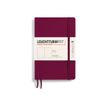 Leuchtturm1917 - Carnet de notes souple B6+ - uni - bordeaux