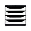 Exacompta BigBox - Module de classement 4 tiroirs - blanc brillant
