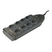 3700085612729-INFOSEC S8 - Multiprise parafoudre 8 prises - parasurtenseur 2500 W-Angle droit-0