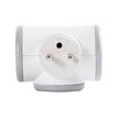 3760110683407-WATT & CO - Multiprise triplite rotative - blanc/gris-Arrière-2