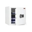 3700092258828-Reskal SB300EL - Coffre-fort à valeur assurable 24L - à code - acier blanc-Angle gauche-0